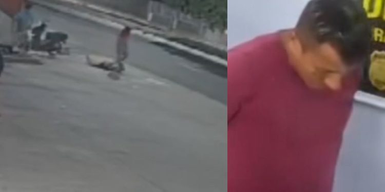 Câmera de posto gravou momento que homem tenta mat4r rival a tir0s em Manacapuru; VEJA