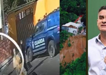 Homem pede para David Almeida fechar cratera e acaba multado em R$ 30 mil em Manaus