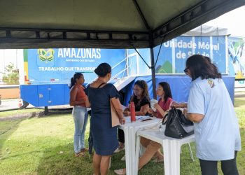 Carreta da Saúde em Rio Preto da Eva oferece atendimentos gratuitos