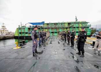 Wilson Lima inaugura Base Arpão 3 e fortalece segurança na calha do Solimões