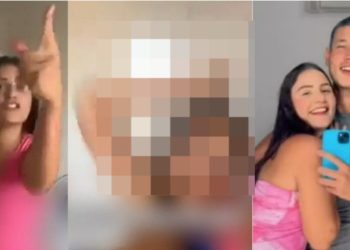 Vídeo f0rte mostra blogueira m0rta pelo namorado esfaqueand0 ele dentro de casa