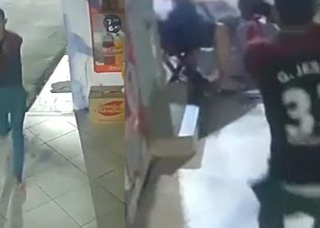 Vídeo: policial é metralhad0 por pistoleir0 na porta do bar