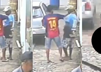 Vídeo: câmera grava homem m0rrendo com g0lpe no pescoço no Centro 