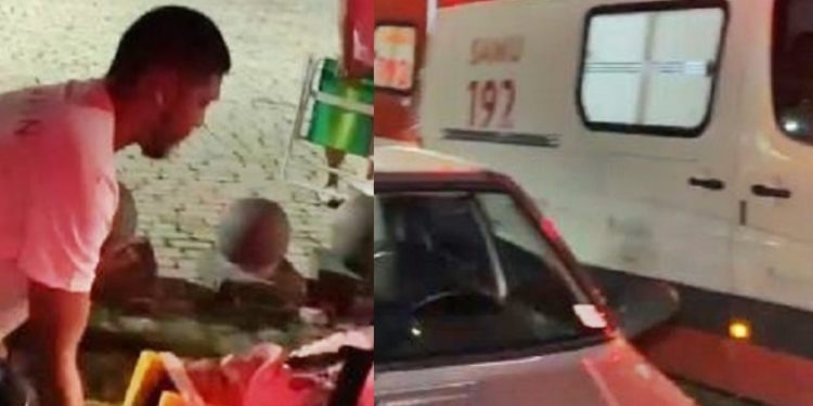 “Flanelinha” exige R$ 50 de motorista no Centro, que acaba atr0pelando mulher ao tentar fugir