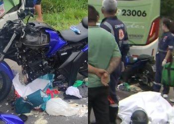 Vídeo: passageira que m0rreu na Torquato Tapajós em Manaus era sogra do motoqueiro 