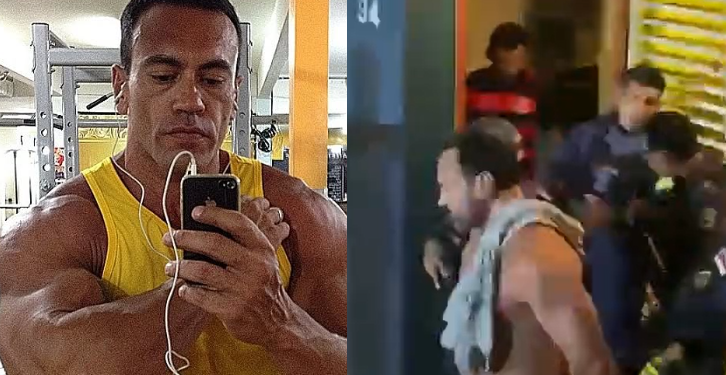 Vídeo: Suspeito de ass3di0, personal trainer é pr3s0 após deixar em cárc3re e d0par namorada em Manaus