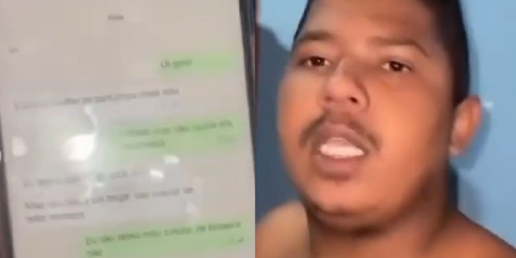 Vídeo: esposa pega mensagens de amor do marido para outro homem: ‘quero você’