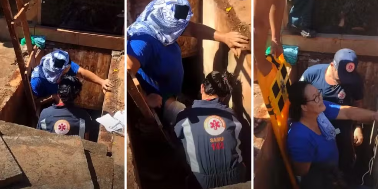 Idosa vai limpar túmulo da filha, cai em cova e quase m0rr3 pedindo s0c0rr0