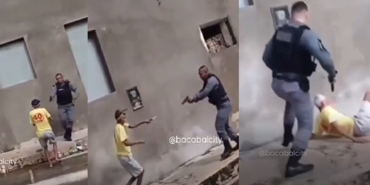Vídeo mostra policial militar dando tir0 que mat0u idoso na rua 