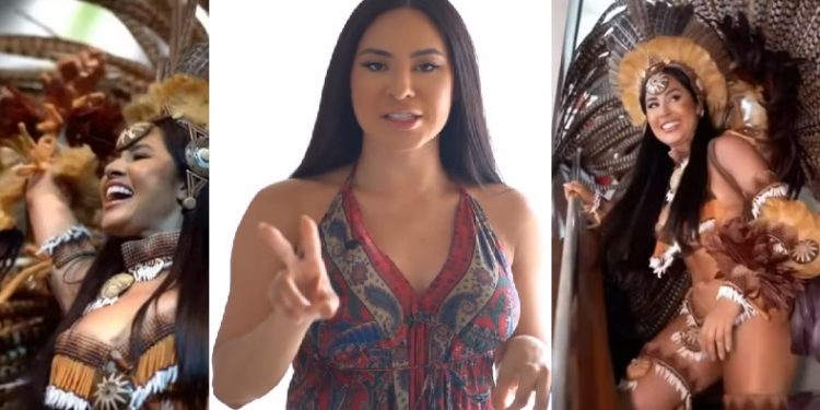 Vídeo: Isabelle Nogueira convida brasileiros para o Festival de Parintins: ‘melhor temporada’