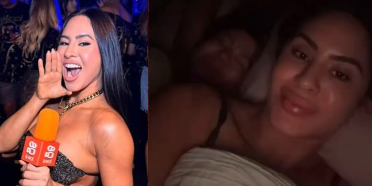 Isabelle avisa: não vai beijar no Carnaval e só dorme com a mãe na cama