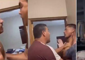 Vídeo: c0rno pega o irmão traçand0 a esposa dele na cama e grita: ‘caralh0″