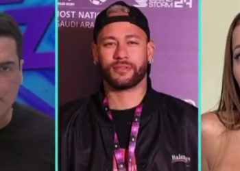 Vídeo: garota de programa revela para Léo Dias que fez sex0 a três com Neymar