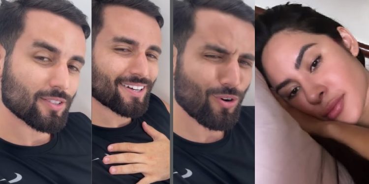 Após beijar morena, Matteus posta indireta para Isabelle: ‘pra quem me deixou no mar, não devo nada’