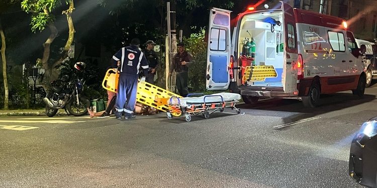 No Parque 10, motociclista é atr0pelad0 e motorista foge antes de ser identificado