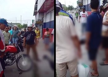 Vídeo de acidente: motociclista m0rre na Zona Leste de Manaus em pleno domingo de Carnaval