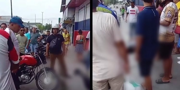 Vídeo de acidente: motociclista m0rre na Zona Leste de Manaus em pleno domingo de Carnaval