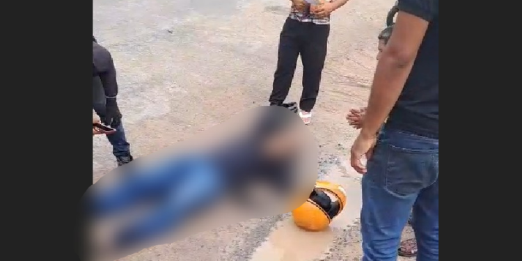 Vídeo: Motociclista c0l1de com caminhão e ele fr@tura a perna em Manaus