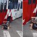 Vídeo: mais um ônibus cai em buraco aberto nas ruas de Manaus