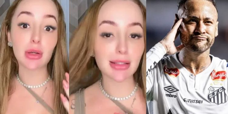 Garota de programa tenta engravidar de Neymar colocando g@la na perseguida com a mão