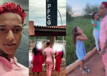 Menina se emociona ao ver Oruam e chora em presídio: ‘Te amo. Meu pai também tá preso’