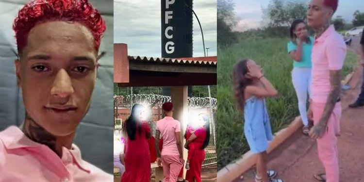 Menina se emociona ao ver Oruam e chora em presídio: ‘Te amo. Meu pai também tá preso’