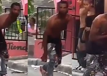 Vídeo forte: bandidos abrem burac0 no peito de rival no meio da rua 