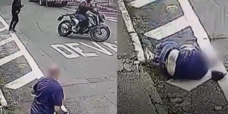 Vídeo forte: policial é balead0 5 vezes por bandid0s na Zona Sul