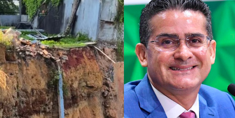 Vídeo: Casa é engolida por cratera no mesmo local onde morador foi multado por denunciar caso à Prefeitura