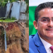 Vídeo: Casa é engolida por cratera no mesmo local onde morador foi multado por denunciar caso à Prefeitura