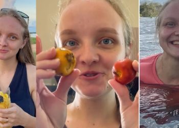 Blogueira russa se muda para o Amazonas e vira caboquinha: ‘aprendi comer farinha sem quebrar os dentes’