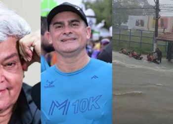 Quinta pior capital em rede de esgoto do Brasil, Manaus prioriza show e fica em baixo d’água