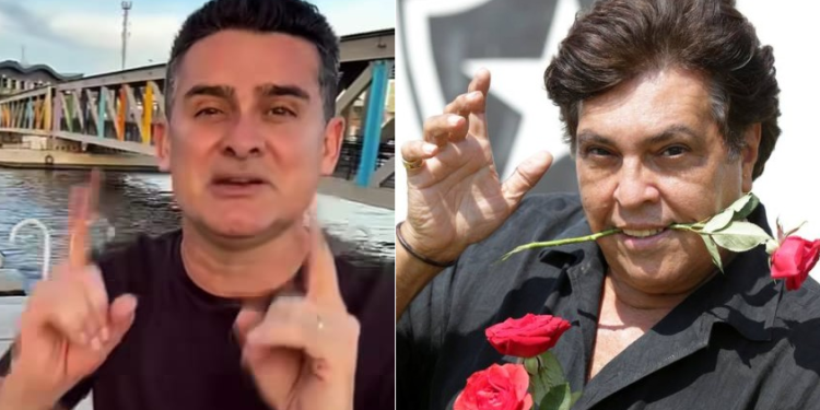 Sem dar explicações sobre ‘retiro espiritual’ no Caribe, David Almeida anuncia show de Sidney Magal