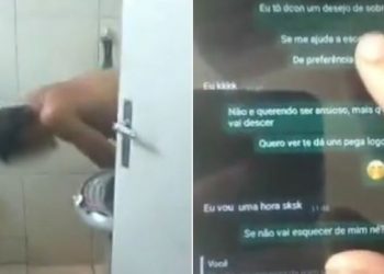 Vídeo: Mulher perde a cabeça e ateia f0g0 nas partes do marido que a traía com a irmã dela