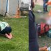 Bombeiros tentaram reanimar garotinho achado em reservatório de água na Bola do Coroado; VEJA