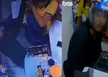 Vídeo: Assaltante bate no rosto de funcionária e consegue sair impune de panificadora em Manaus