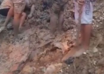 Vídeo: Chuva faz barranco ceder na comunidade Fazendinha; 6 pessoas estão desaparecidas