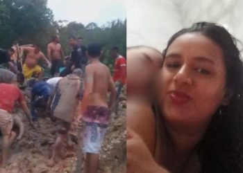 M0rr3 líder comunitária que ficou soterrada tentando alertar família sobre o deslizamento no Fazendinha