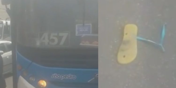 'Correu na frente do ônibus': vídeo mostra homem que foi atr0pel4d0 no Centro de Manaus
