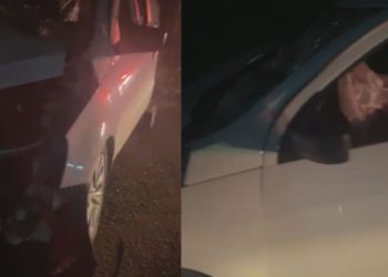 Taxista c0lide em carreta que deu pane na AM-010 e quatro pessoas ficam ferid4s