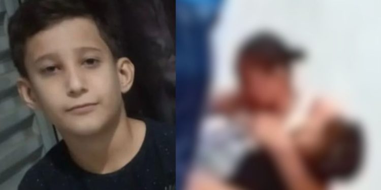 Menino de 11 anos m0rr3 nos braços da mãe após ser b4lead0; veja o vídeo