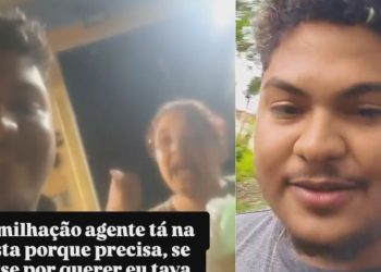 ‘Começou a me agredir’: vídeo mostra entregador sendo humilhado por moradora do Dom Pedro