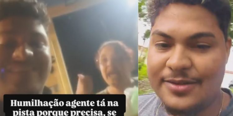 ‘Começou a me agredir’: vídeo mostra entregador sendo humilhado por moradora do Dom Pedro