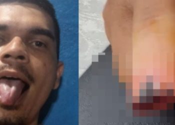 Polícia identifica homem que arranc0u dedo da namorada na dentada em Manaus; veja o vídeo