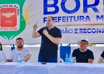 Em Borba, Roberto Cidade anuncia medidas para auxiliar na reestruturação do município e contribuição para a realização do Festejo de Santo Antônio