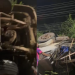 Vídeo: Motora fica pr3s0 às ferragens após caçamba virar com tudo na Zona Norte de Manaus