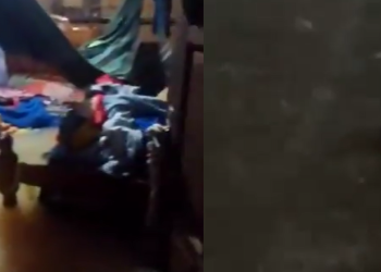 Vídeo: Durante chuva, família sai só com a roupa do corpo e perde tudo em Manaus