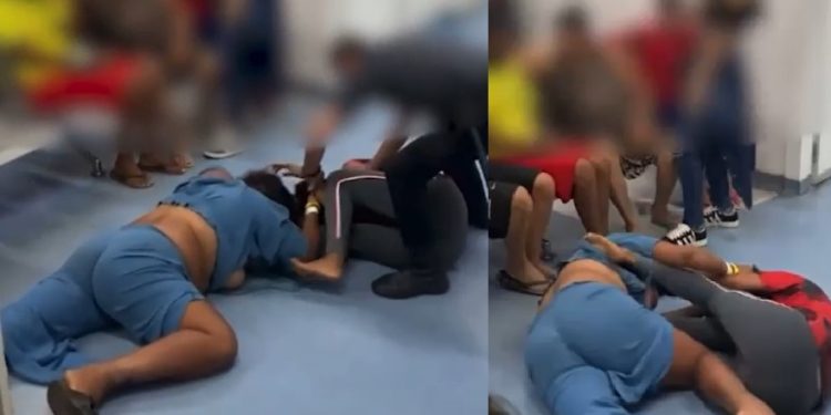 Vídeo: mulheres tentam furar a fila e vão para a p0rrada dentro da UPA no Distrito