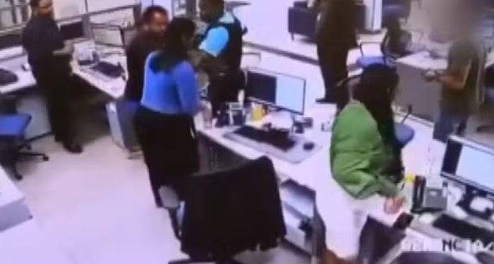Vídeo: Segurança m@ta cliente após ele d1scut1r com gerente de banco