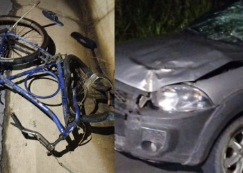 Idoso em bicicleta m0rr3 atr0pelad0 por carro na AM-010